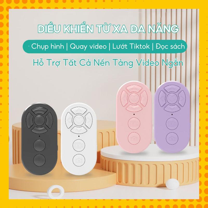 Remote chụp ảnh quay phim lướt Tiktok đọc sách có thể sạc pin lại
