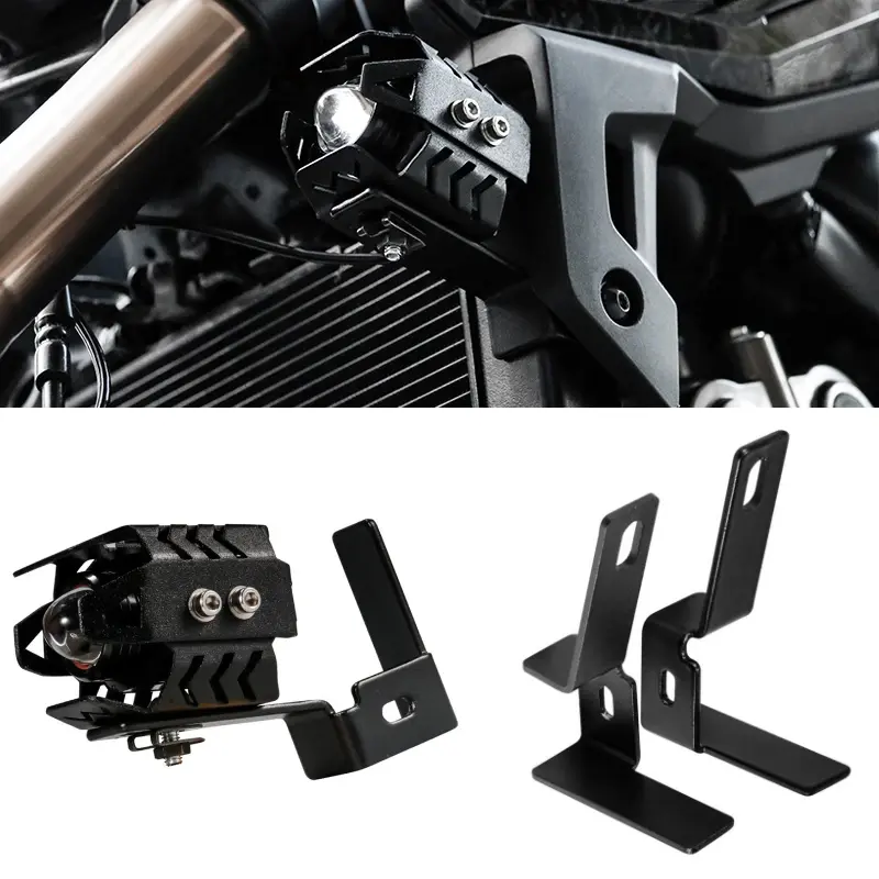 Giá Đỡ Đèn Chùm Đèn Chiếu Gần Xe Máy, Cho Honda CB650R CB 650R, Kẹp Gắn Đèn Chiếu Gần, Ống Hợp Kim Nhôm, Nĩa