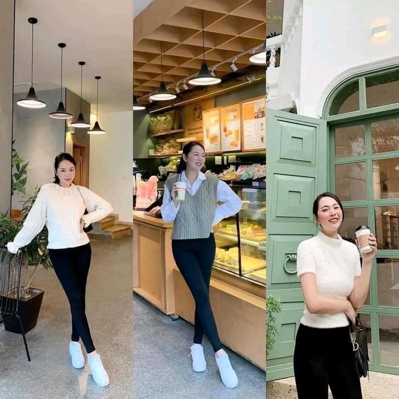 COMBO 2 Quần legging Co Giãn 4 Chiều Chất Vải Thun Co Giãn 4C dành cho Nữ  - Women quần kéobósát 0