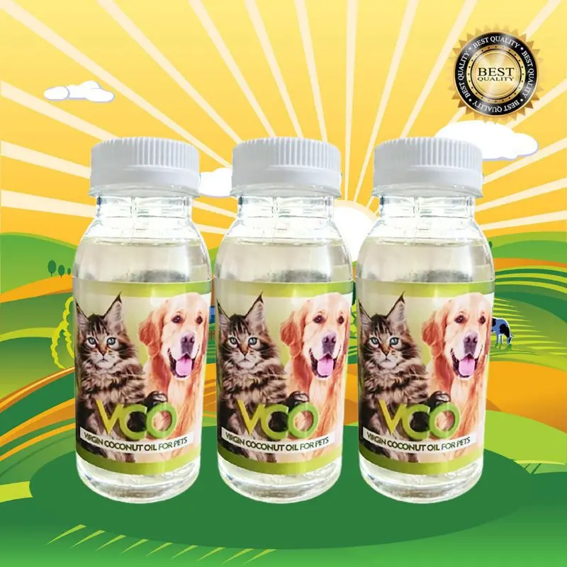 VCO BOTOL 100 - Obat Jamur Scabies Untuk Kucing Anjing Minyak VCO Virgin Coconut Oil 100 ml 0