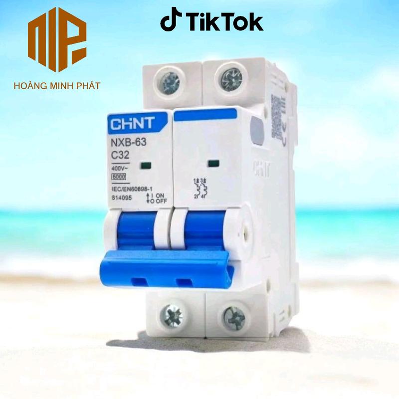 Cầu dao Aptomat Chint NXB-32-40-63 chống chập, chống giật an toàn