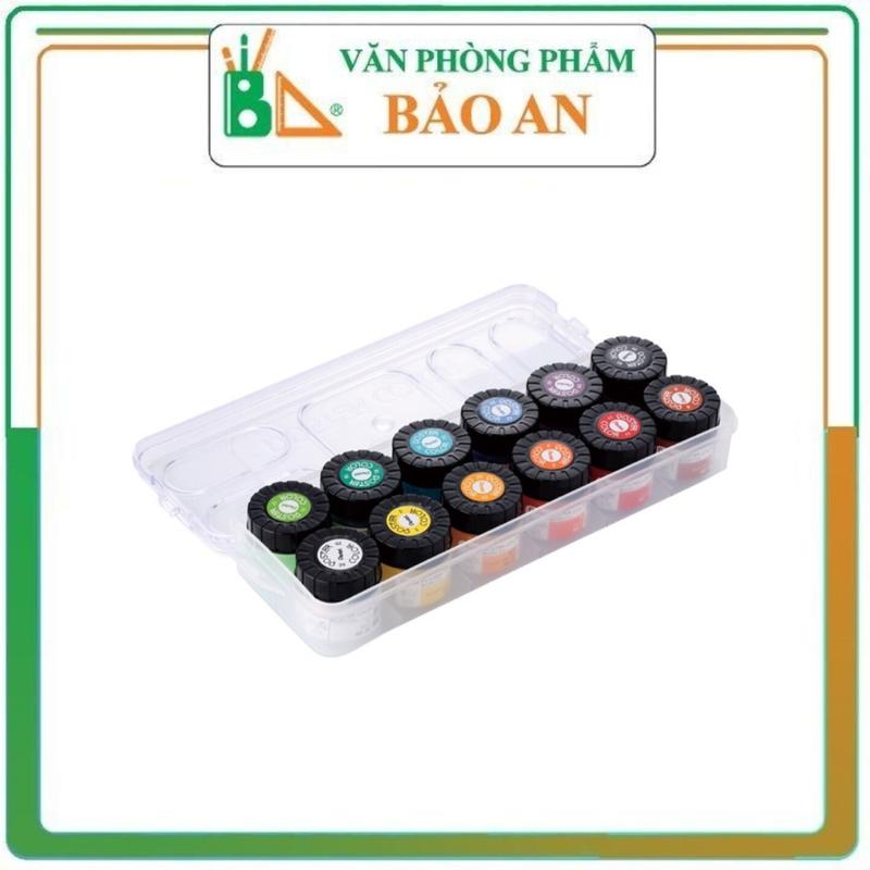 Màu Poster Pentel 12 màu POC-12E - Màu nước Poster Color Pentel mini hàng chính hãnġ 1oo% - Màu Poster Pentel Là dạng màu bột pha nước