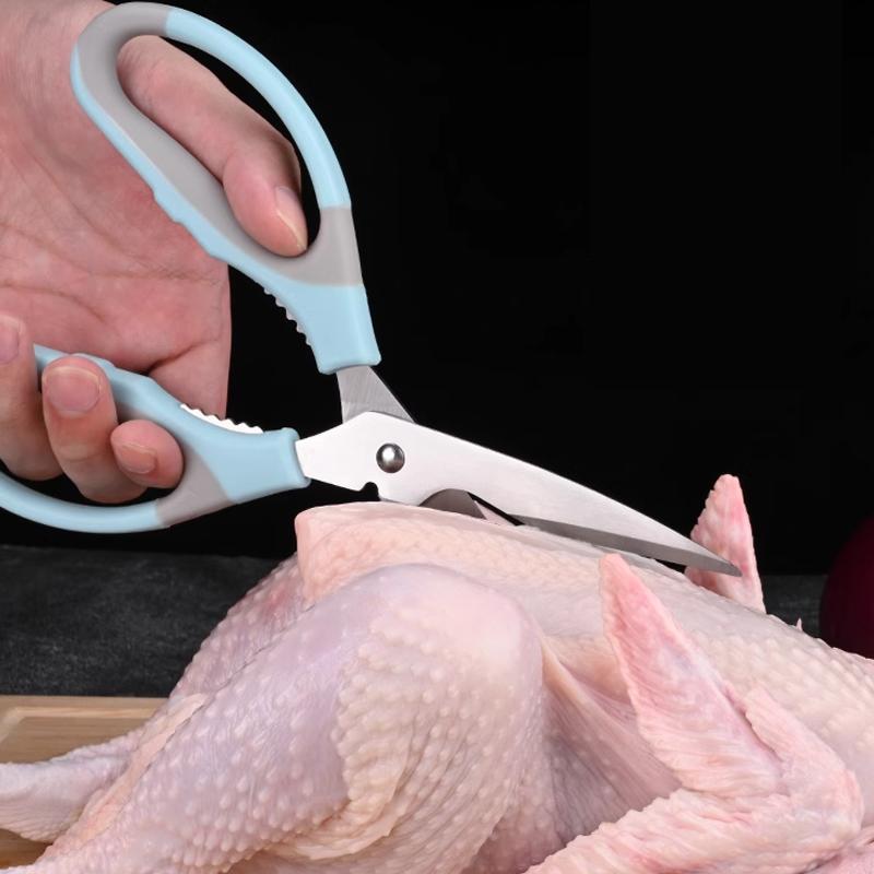Product Introduction of Kitchen household stainless steel kitchen special strong chicken bone scissors, thickened walnut clip shell opener nuts 5
