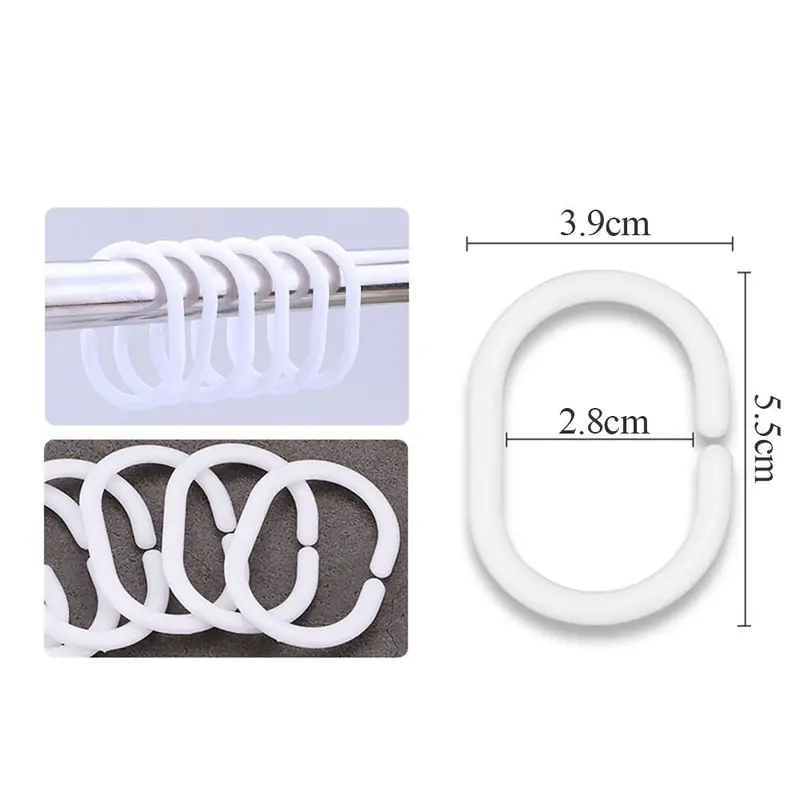 Rèm Tắm, Hàng Mới Về, Chống Thấm Nước, In Hình, Làm Bằng Vải Polyester, Thích Hợp Cho Phòng Tắm, Có Móc, Có Thể Được Sử Dụng Làm Rèm Cửa Sổ 2