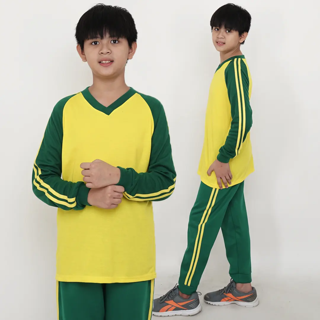 Setelan Baju Olahraga Anak Sekolah sd / Setelan Celana Trening Baju Olahraga anak sekolah outdoor sport