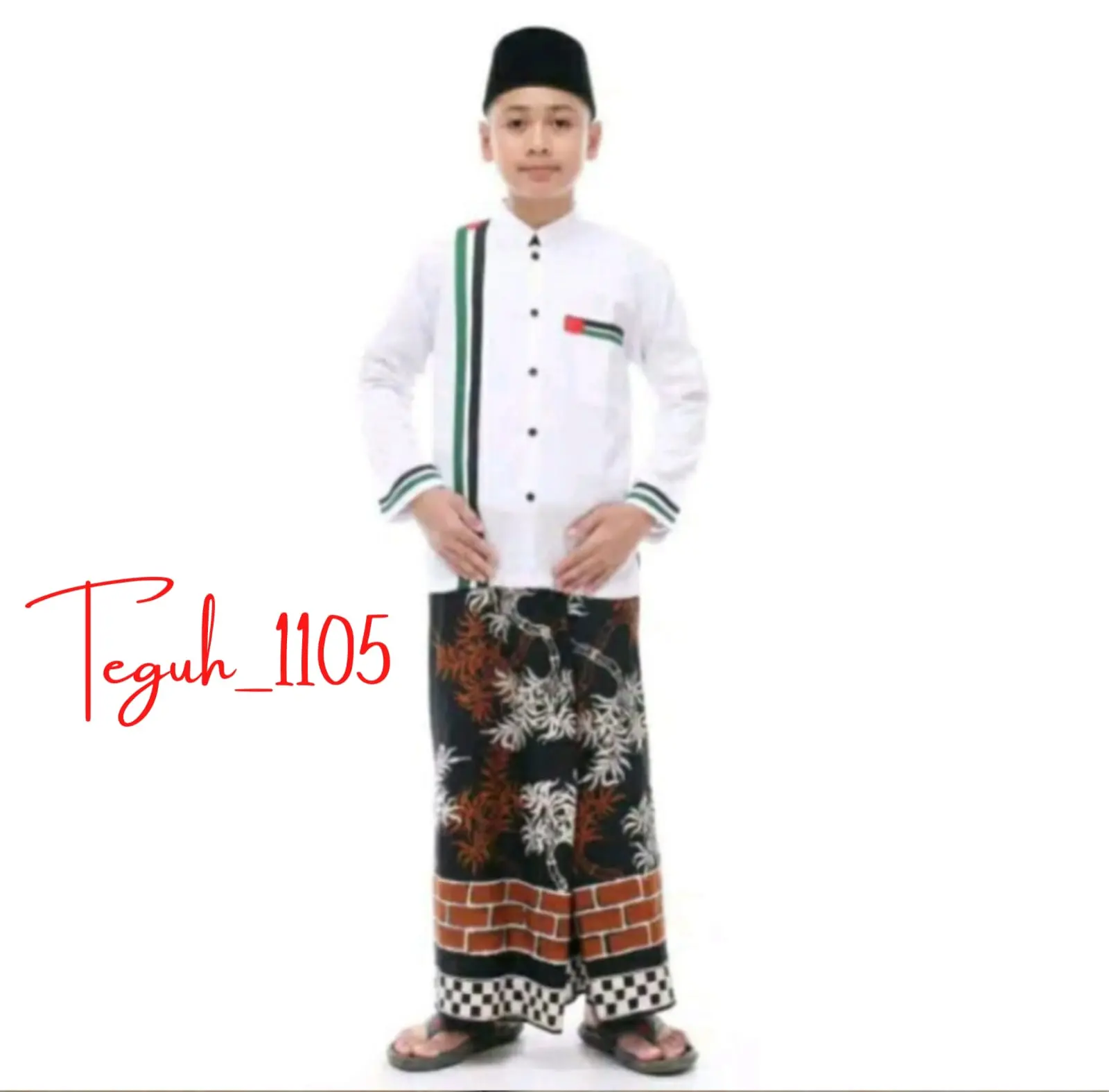 KEMEJA KOKO PALESTINA ANAK - DEWASA (M,L,XL) | BAJU KOKO MUSLIM  PALESTINA ANAK