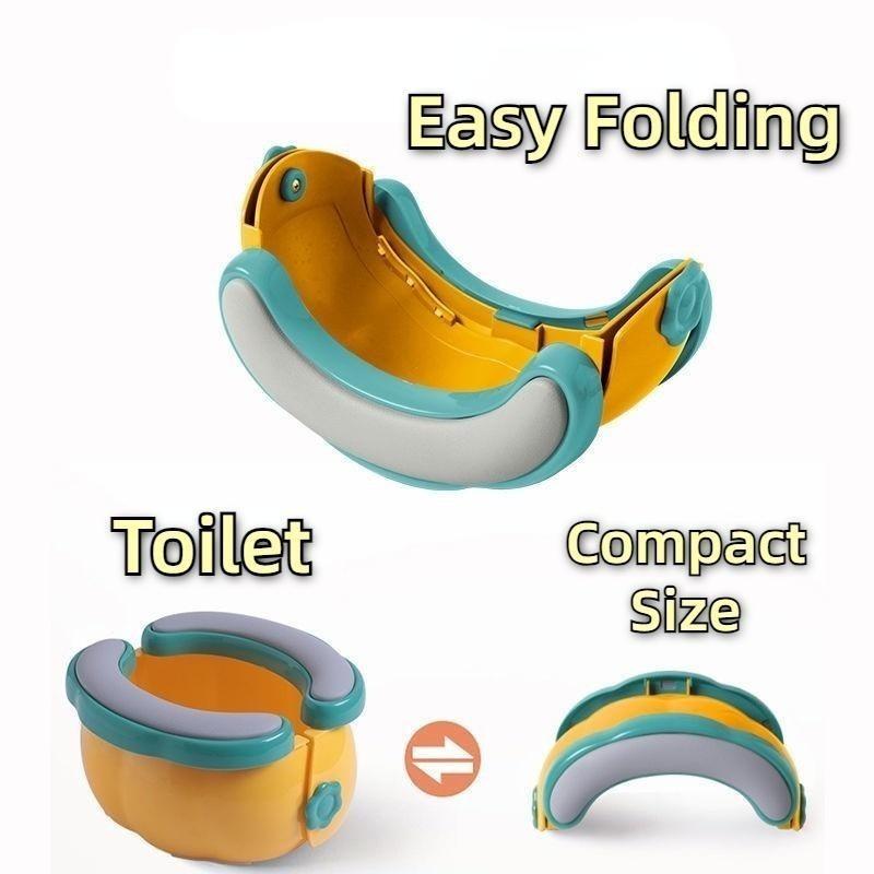 Product Introduction of Toilet Portable Anak Yang/Travel Baby Potty Toilet / Pispot Kekinian/Toilet Lipat untuk Balita Potty Portabel Anak Baby Potty Training Travel Potty Kursi 6
