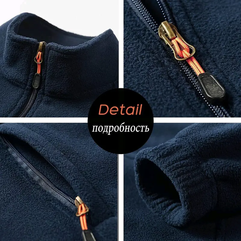 SHIRONECO(COD) JAKET PRIA/WANITA COOLIN MANTAL POLAR SEMI SERPA (UNISEX) 4