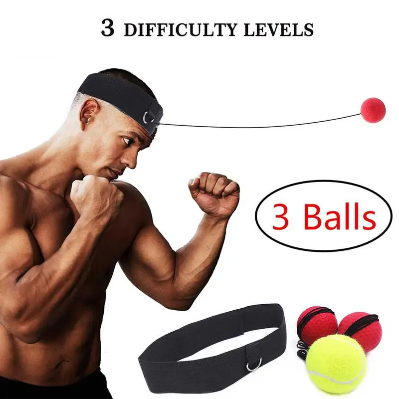 New Trend Punching Reflex Ball Samsak Tinju Speed Punching 3 PCS - DS212 2
