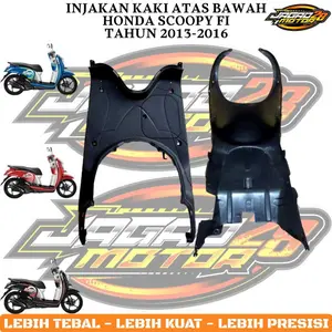NARITA - Paket Body Kasar Bordes pijakan kaki atas bawah Honda Scoopy Fi 2013-2016 / Dek injekan Dek bawah Motor Scoopy fi lama