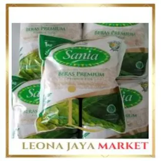 LJ MARKET BERAS PREMIUM SANIA 1 KG BERAS 1 KILO BERAS SAK/ZAK KECIL BERAS PULEN RICE BERAS SUSHI BERAS JEPANG KEMASAN KECIL BERAS PROMO