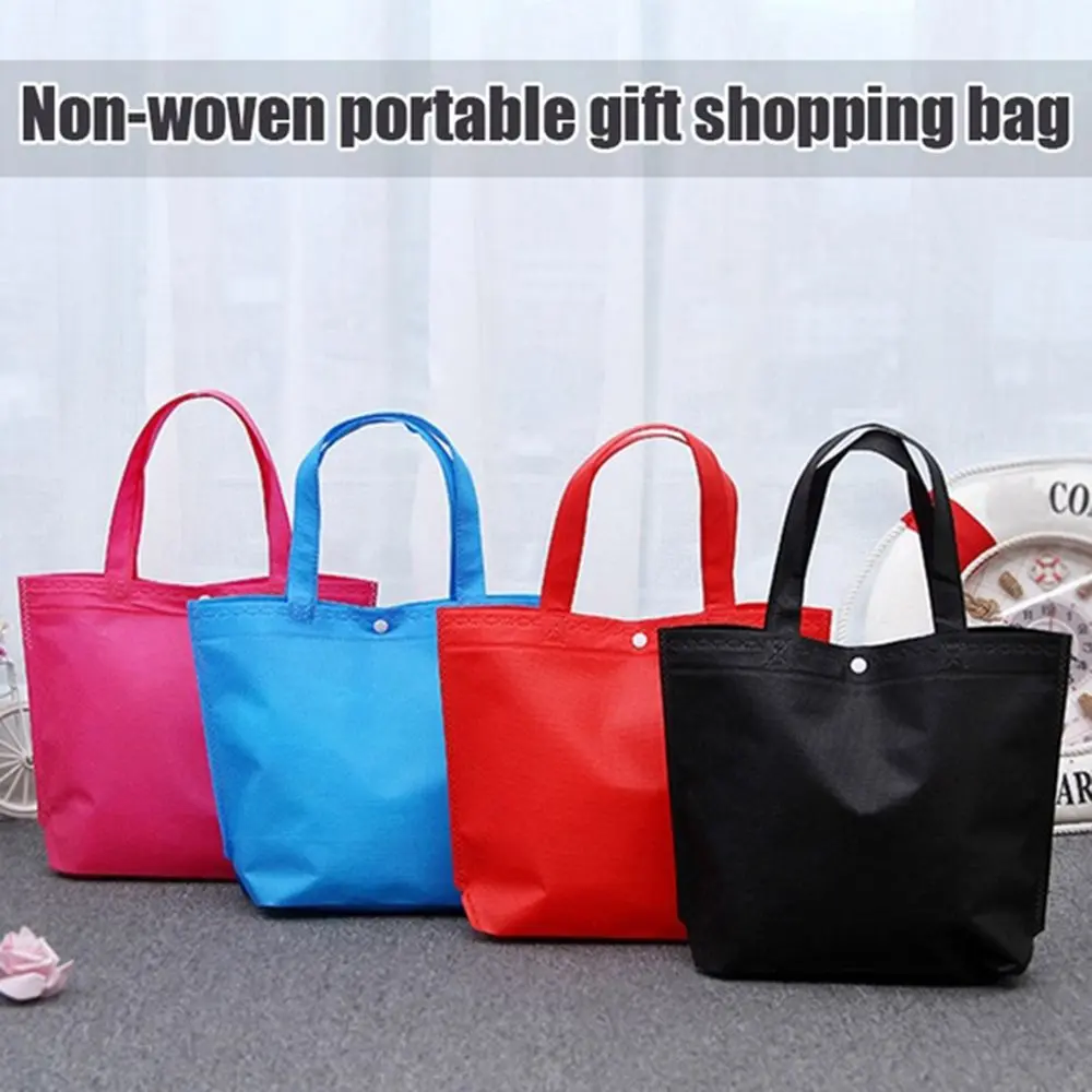 Environmental protection Women Female Foldable Canvas Reusable Gift Organizer Eco Fabric Shopping Bag Grocery Storage Handbag Tote Pouch