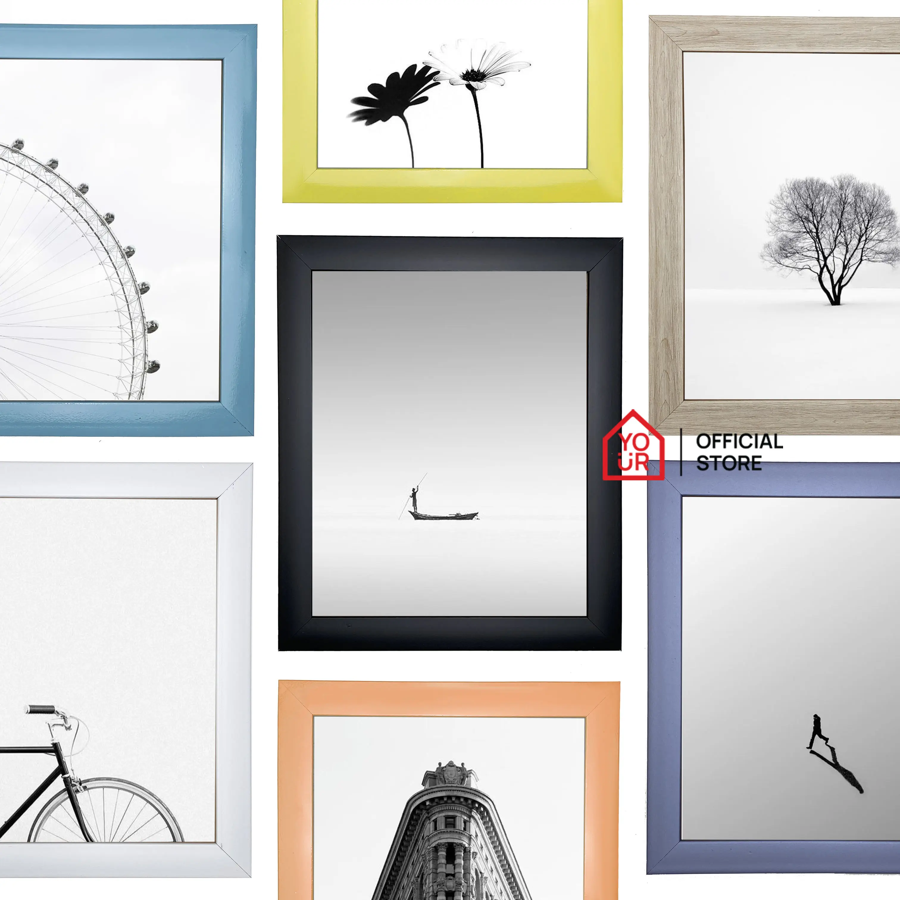 BINGKAI FOTO FRAME 10R ( 20 cm x 25 cm ) minimalis GROSIR - YourChoice
