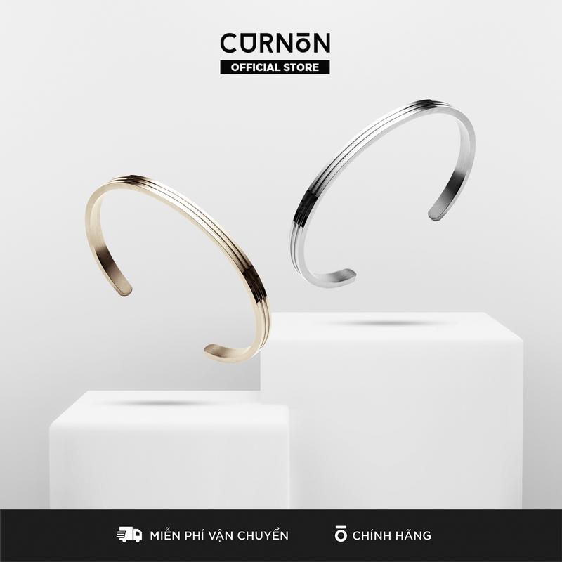  Vòng Tay Nữ Curnon Cleo Cuff - Trang Sức Phụ Kiện Đeo Tay Thời Trang Thiết Kế Basic Kèm Các Đường Sọc Cá Tính 