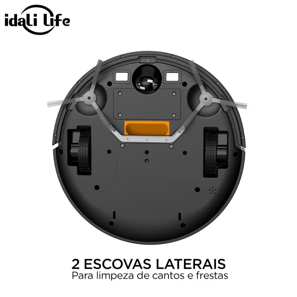 Aspirador de Pó Para Casa Robô Inteligente Com Sensores Anti- queda IDALI LIFE