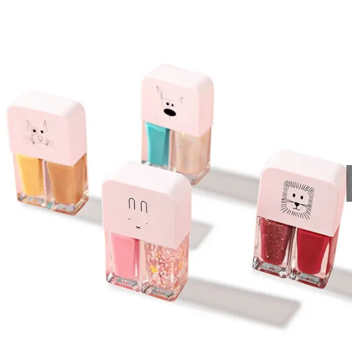 BISA COD F5249 Kutek Korea 2 in 1 Halal / Cat Kuku / Nail Polish 2 in 1 / Kutek Kuku Art