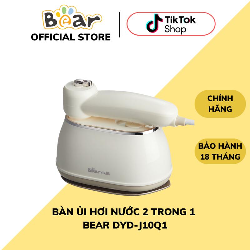 Bàn Ủi Cầm Tay Đa Năng Bear DYD-J10Q1 Công Suất 1050W Dung Tich Bình Nước 100ml Vừa Ủi Khô Vừa Ủi Hơi Nước Là Quần Áo Nhanh Bàn Là Đa Năng Tay Cầm Xoay 180 Độ Thiết Kế Công Thái Học Nhỏ Gọn Tiện Lợi Bảo Hành 18 Tháng Là Quần Áo Ủi Quần Áo