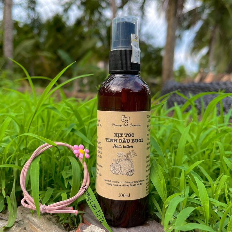 XỊT TÓC TINH DẦU BƯỞI tặng cột tóc