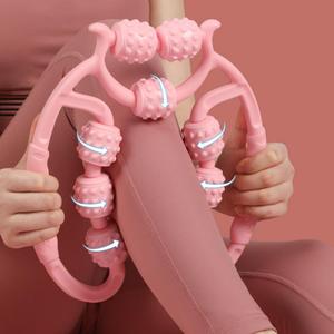 Masajeador de piernas, Rodillo masajeador de piernas, Herramienta de relajación muscular para piernas, Herramienta de masaje para piernas, Accesorios deportivos para mujeres y hombres, Herramientas de cuidado corporal