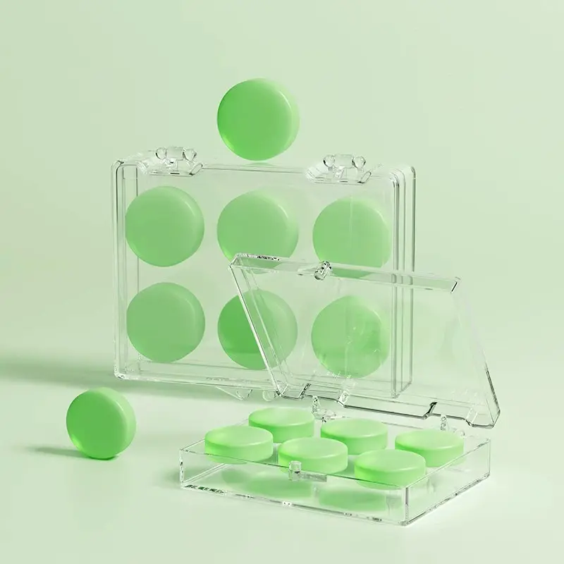 Nút Bịt Tai, 6 Cái / Hộp, Chất Liệu Silicon Có Thể Tái Sử Dụng, Nút Bịt Tai Bịt Tai Có Thể Đúc, Giảm Tiếng Ồn, Chặn Tiếng Ồn, Thích Hợp Để Ngủ, Bảo Vệ, Lý Tưởng Để Bơi Lội 7