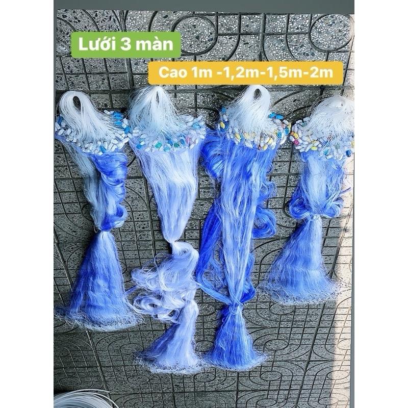 lưới 3 lớp màn, lưới Thái Lan 3 lớp - dạo cao 2m, 1,5m, 1,2m, 1m=> Tay dài 45/50m và 90/100m Bắt Cá Bắt Tôm Fishing Lure Đi Câu