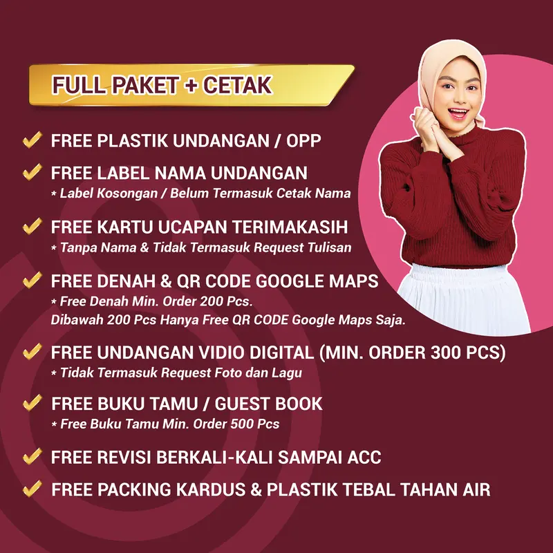 (50 Pcs) Undangan Pernikahan Murah Elegan Rustic Vintage Mewah Termurah Di Indonesia3i 1