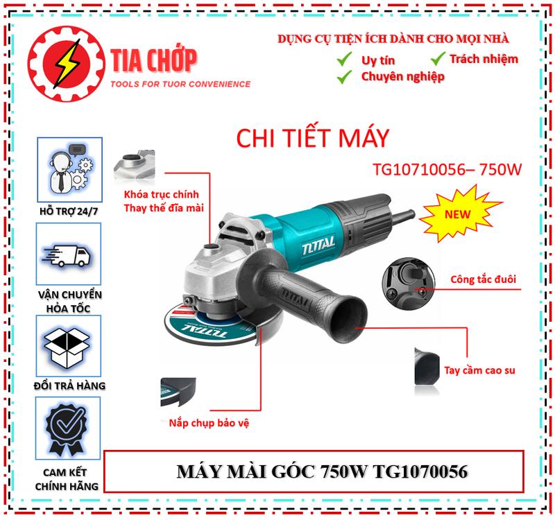 Máy mài góc cầm tay 750W TG10710056 chuyên dụng