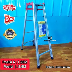Tangga Lipat Alumunium Ukuran 1.5 Meter