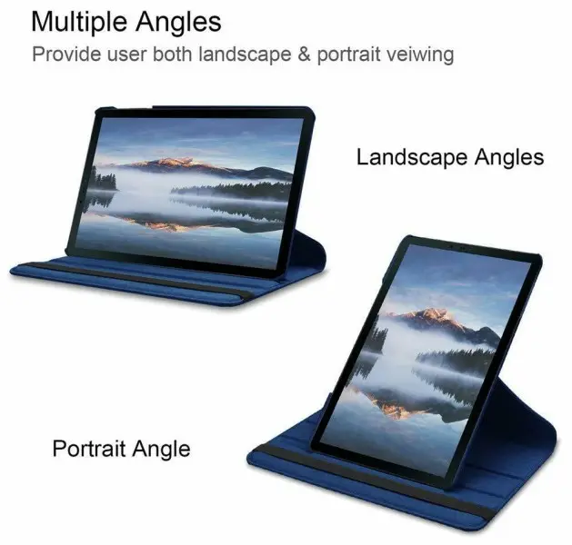 Samsung Galaxy Tab A 8 8.0 A8 2019 P205 - Rotating Leather Flip Case 2