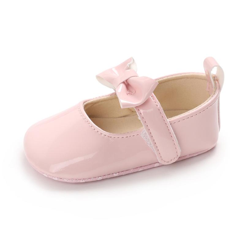 Product Introduction of Baby Girls Cute Moccasinss Soft Sole Bowknot PU Leather Flats Shoes First Walkers Non-Slip Spring Summer Princess Shoes 34