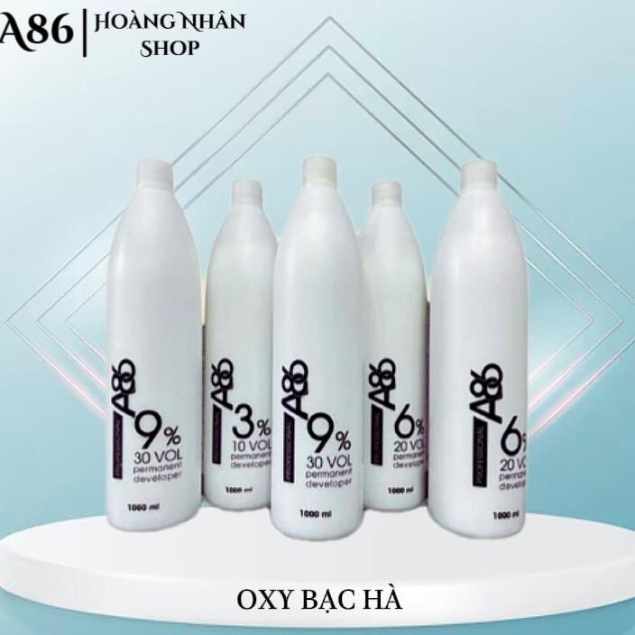  OXI TRỢ NHUỘM bac ha A86 1000ml Đổi Màu Tóc Nhuộm Tóc Dưỡng Tóc Nữ 