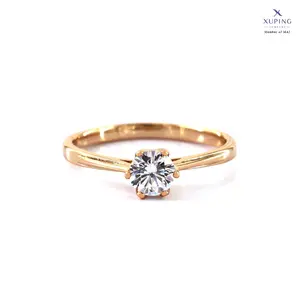 Xuping Cincin Wanita Lapis  Mata 1 GG6 Lapis Emas 18K