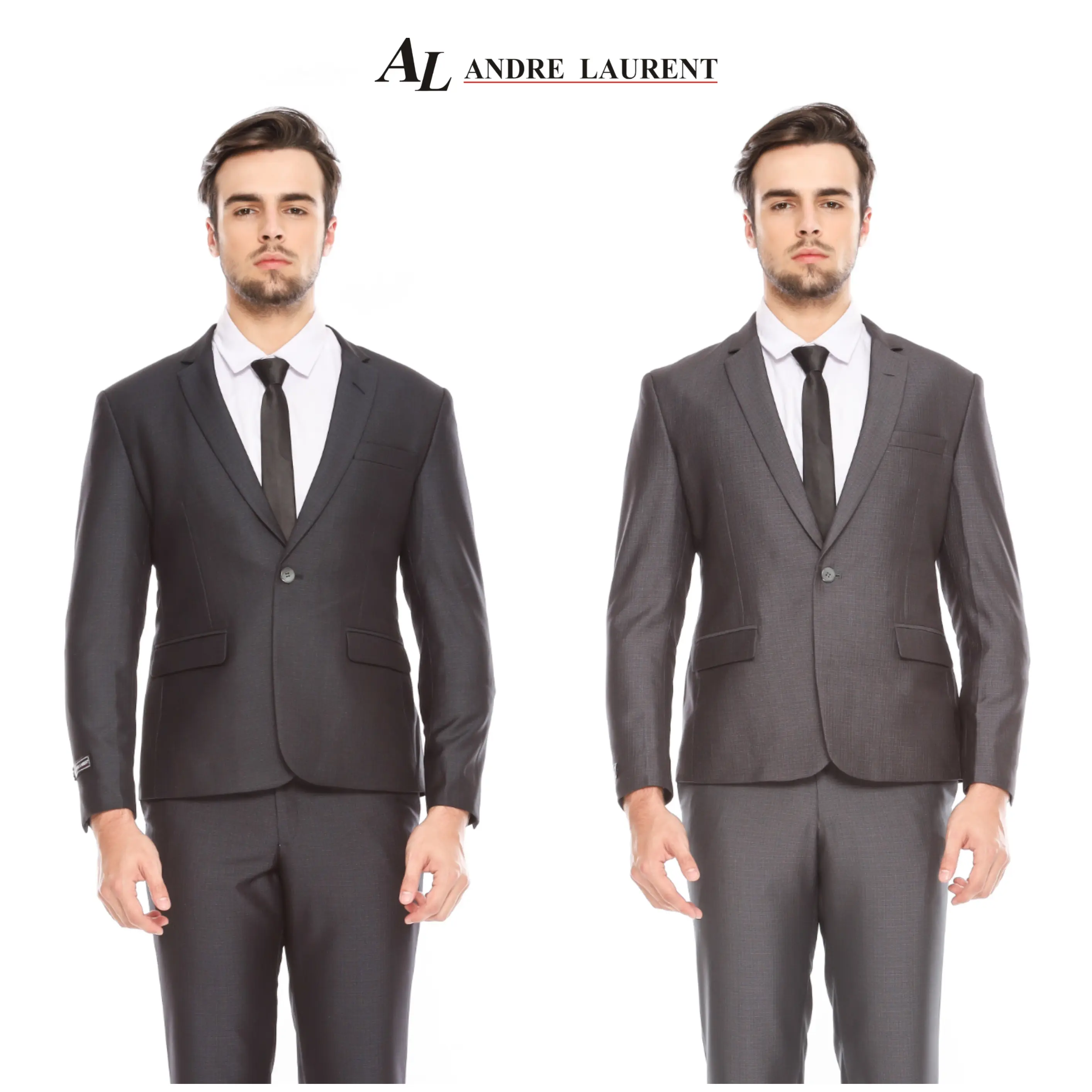 Jas Formal Pria (J.936 ROME) Navy & Abu muda Kancing 1&2 Andre Laurent