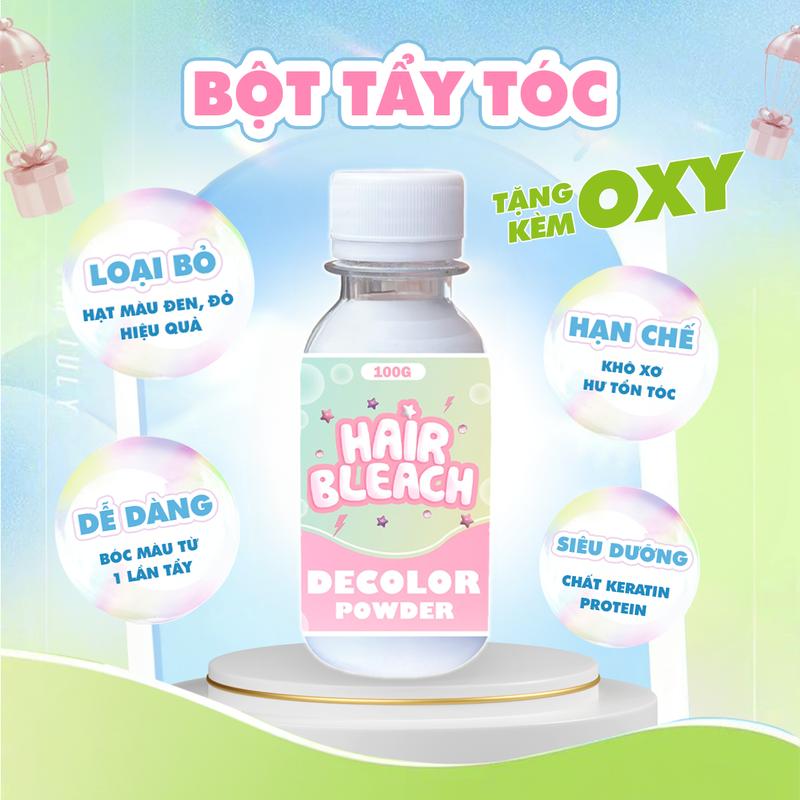 BỘT TẨY TÓC CAO CẤP Đổi Màu Tóc Nhuộm