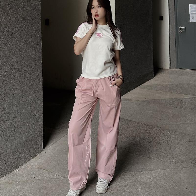 Quần kaki form rộng dây rút eo 2 bên như Lisa MDQ04 7