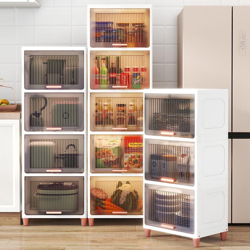 Tủ nhựa để đồ cao cấp kệ để đồ ăn vặt 3 4 5 6 tầng Kitchen