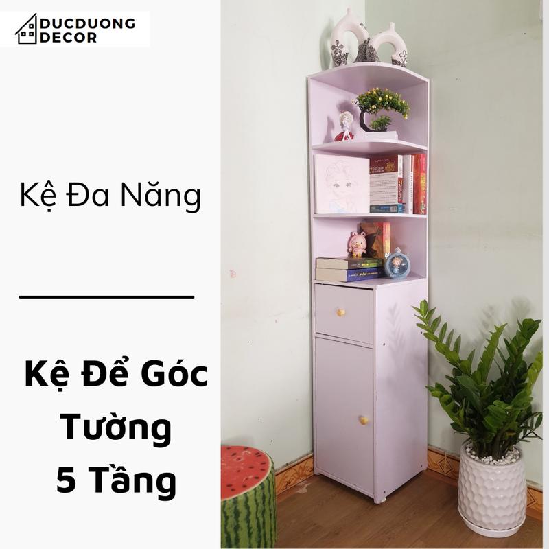 Product Introduction of Kệ góc tường để đồ 5 tầng màu sắc đa dạng, kích thước 40*40*160cm, dễ dàng lắp đặt 1