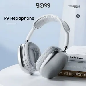 Headphone P9 HIFI Stereo Bluetooth Mendukung Kartu TF 3.5mm
