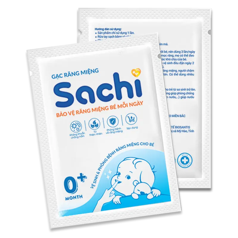 Gạc răng miệng Sachi (30 miếng/ hộp) 1