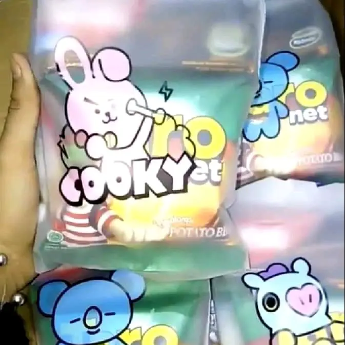 10 BIJI KANTONG SNACK VIRAL BESAR BT21 Ulang tahun Ulang tahun 3
