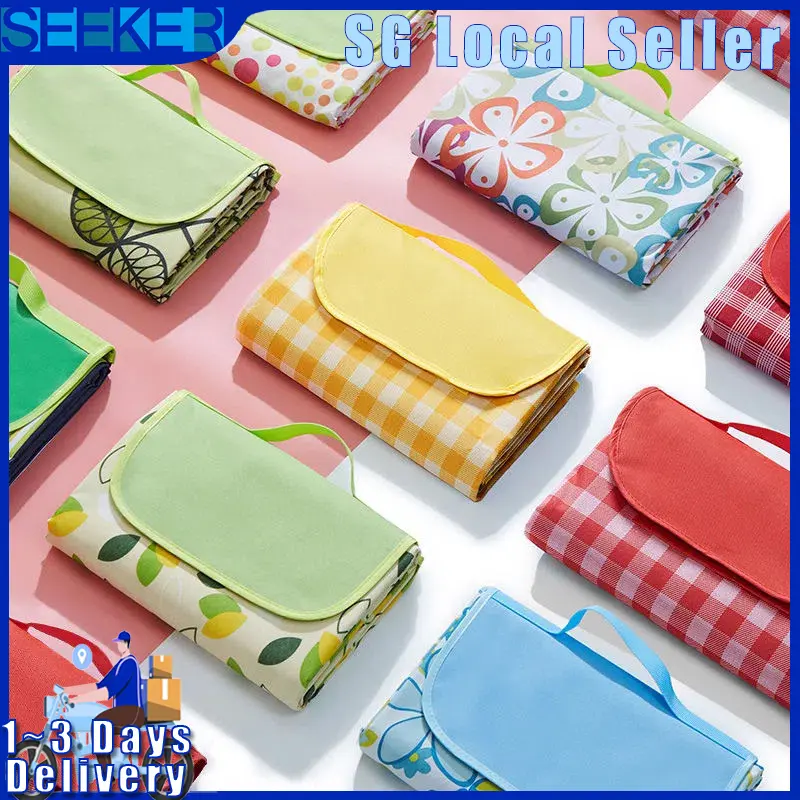 【SG Ready Stock】Picnic Mat/Portable Camping Picnic Beach Mats/ Waterproof Beach Mat Folding Camping Mat Outdoor Ground Mat / Waterproof Foldable  gifts Christmas present