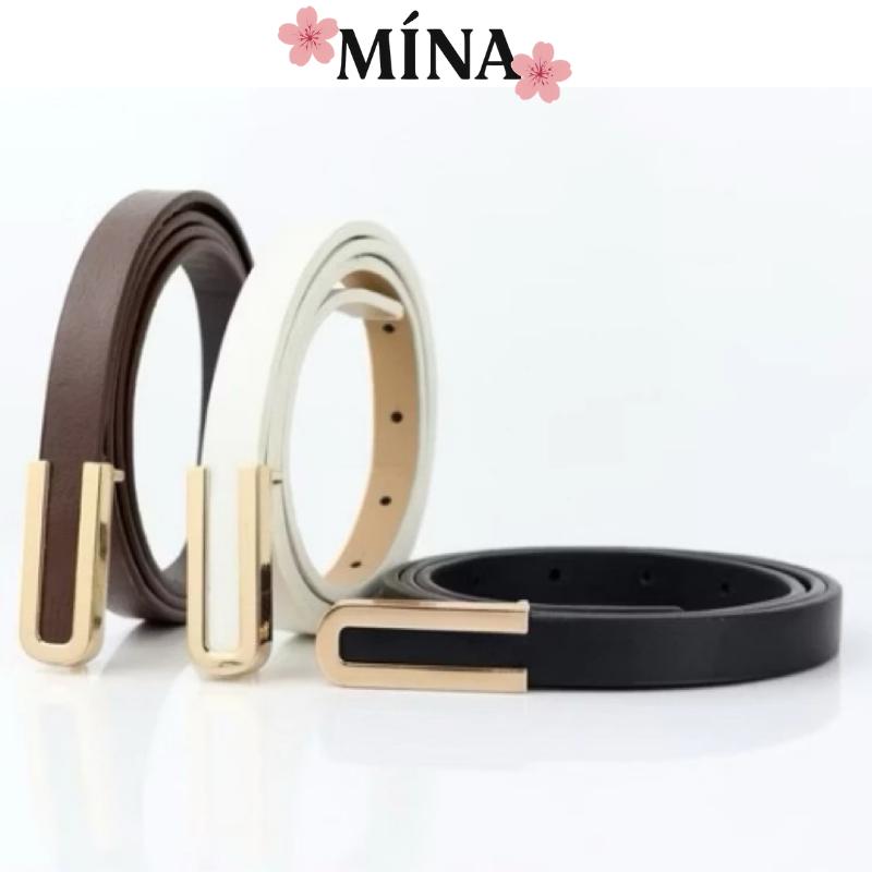 Thắt lưng nữ bản nhỏ cá tính phong cách Hàn Quốc (89pu