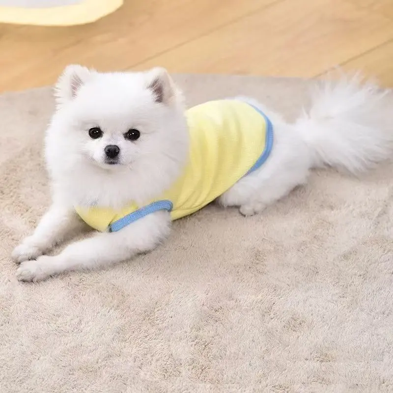 Quần áo cho thú cưng, Bộ sưu tập mùa xuân / mùa hè, Thích hợp cho chó Corgi, Teddy và chó Nhỏ thích hợp cho các hoạt động ngoài trời, áo vest chống lạnh và chống rụng lông, Thông Dụng cho mèo và chó, được phát hành vào năm 2025 4