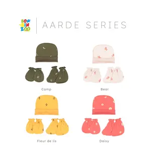 BONBINZOO AARDE Series - Topi Sarung Tangan Kaki Anak Bayi Newborn