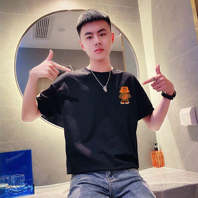 Product Introduction of Trendy Bear Short Sleeve Men's Summer 2024 New Hot Style Fashion Brand Trendy Top Men's Versatile Fashion T-Shirt Orthotic 17