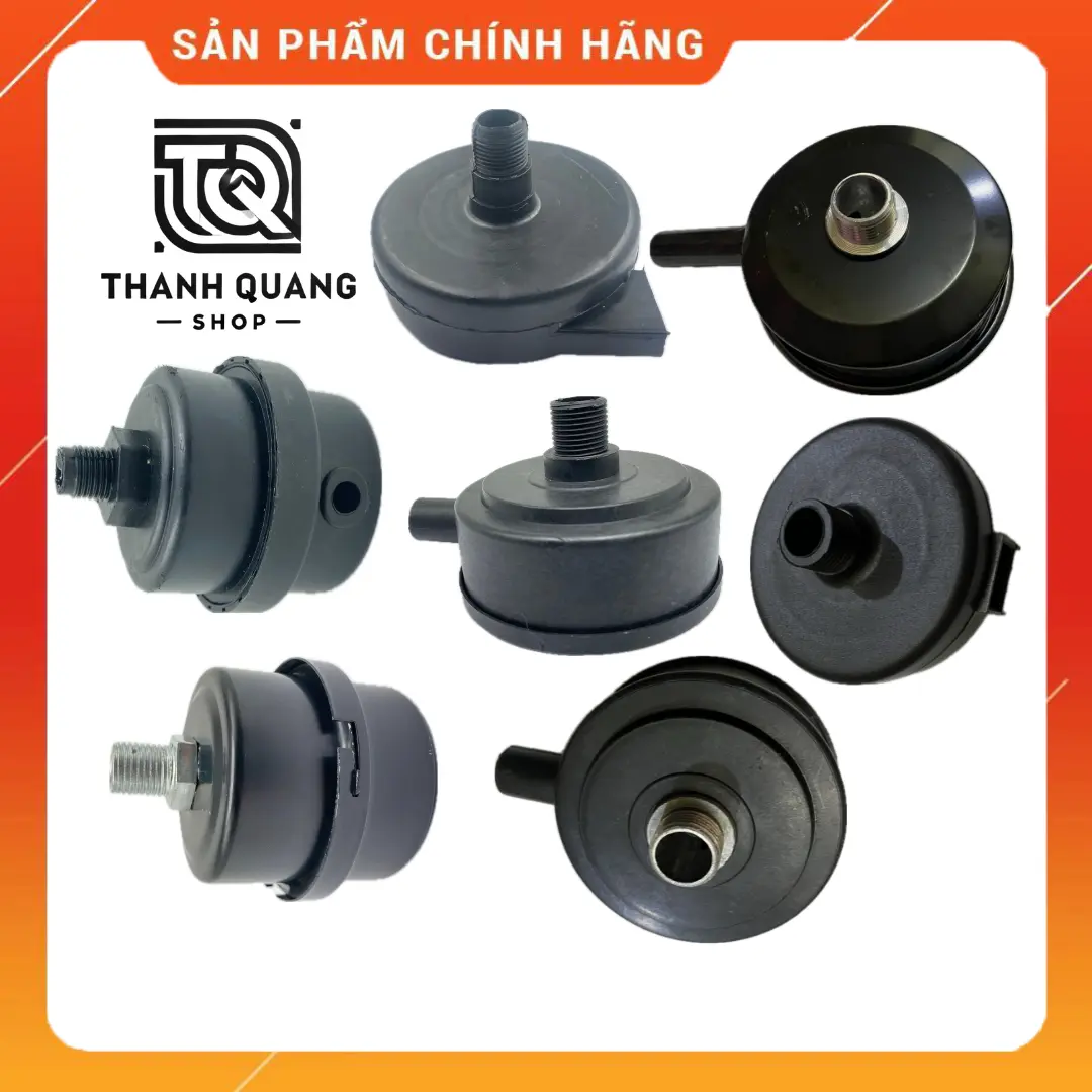 Bầu lọc gió máy nén khí, bộ Air máy hơi, bộ giảm âm máy nén khí, bộ lọc gió máy nén đầy đủ kích cỡ REN 13-16-20-32-35MM