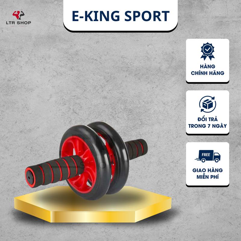 Dụng cụ tập gym thể dục thể thao con lăn tập bụng 2 bánh máy tập cơ bụng con lăn tập gym ab tại nhà TẶNG thảm lót gối Tập Thể Dục