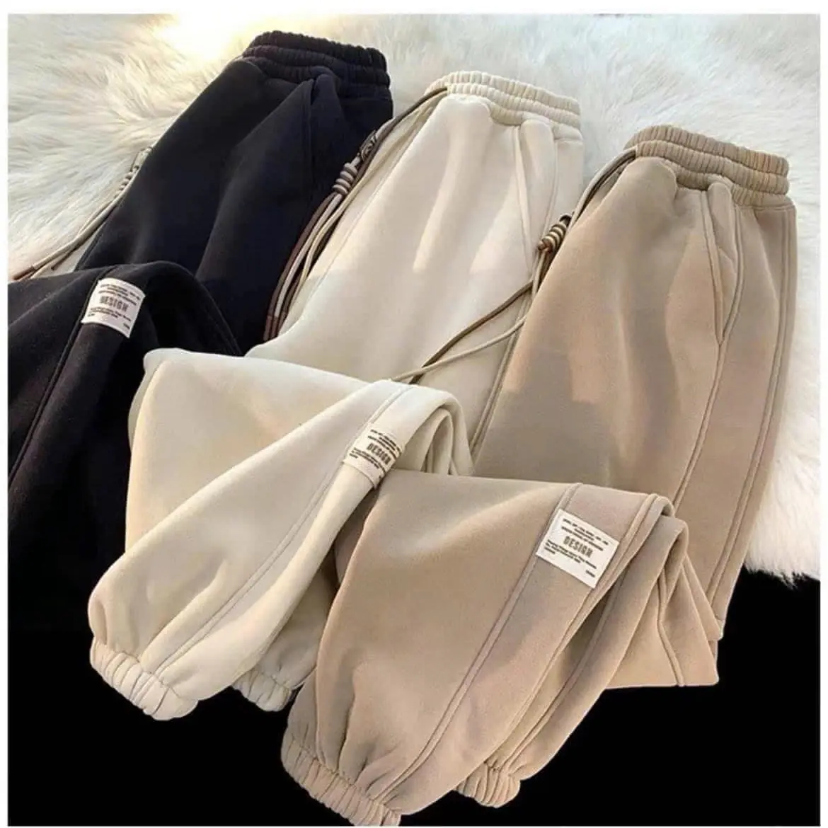 Quần nỉ 0034 dày dặn siêu ấm mùa đông nữ Women Pants
