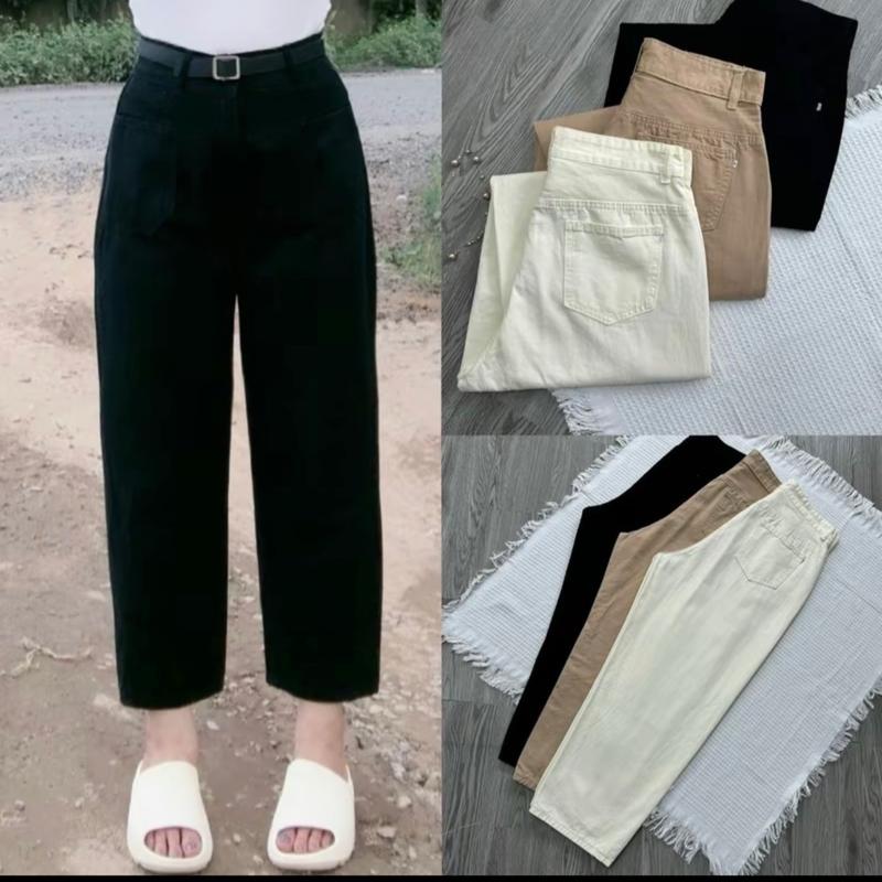 Quần baggy 9 tất kaki nữ vải mềm chất xịn giành cho nữ bigsize 50-95kg-Q513