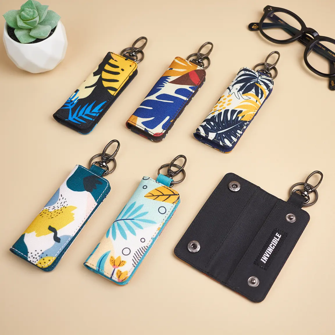 Gantungan Kunci Motor Dompet STNK mobil Remote Keyless Keychain Smartkey Slim Hadiah